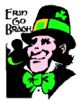 Erin Go Bragh - Leprechaun Smoking a Pipe